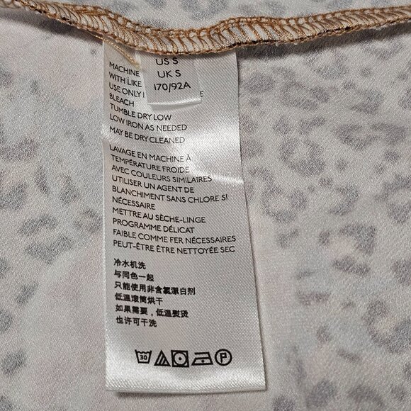 Free People Animal Print Floral Maxi Dress Women Size S Long Sleeve - Picture 14 of 15